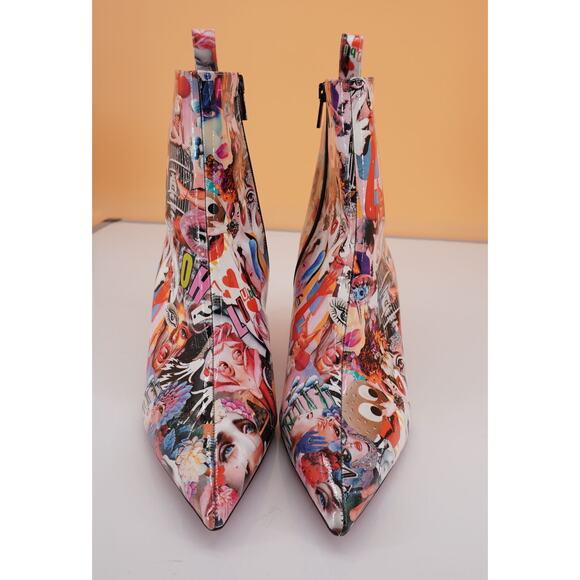 Christian Louboutin Epic Pointed Toe Bootie Size 42 12 NIB $1245 Oh Xtian Print - Picture 2 of 11